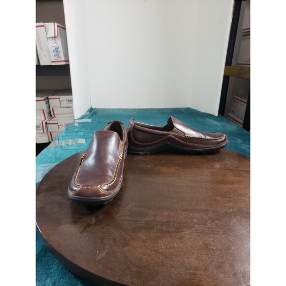 Cole Haan Loafers Size 9.5 Mens Red Air Redford Gore Tucker Venetian C04059 NIB main image 9